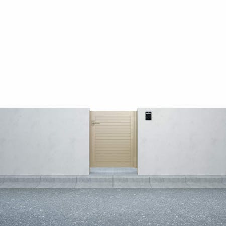 シンプレオ門扉　５型　片開き　埋込仕様  ０７・１０ | YKKAP